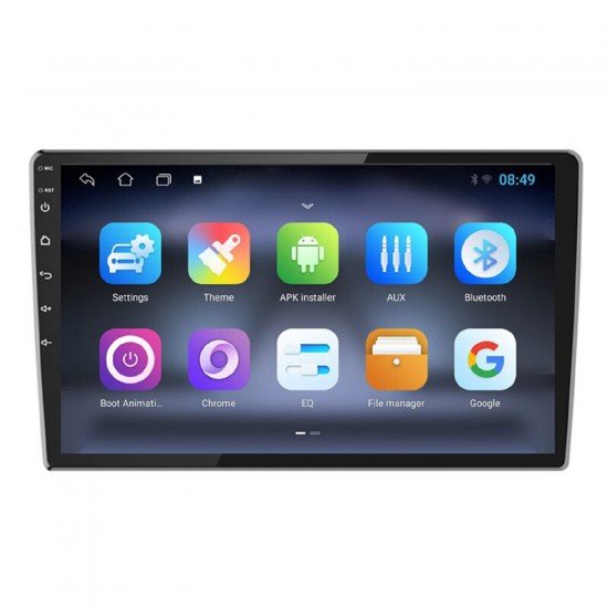 AUTO SNAP 9 Inch HD Android Double Din Stereo Player 11 Android Version Gorilla Glass IPS Display Car Stereo Touch Screen Flashing 2GB RAM 32GB ROM for All Cars