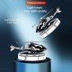 AUTO SNAP Big Base Solar Helicopter Aromatherapy Decor, Solar Energy Rotating Design Aromatherapy Diffuser air Freshener Essential Oil Diffuser Set of 1 with 10 ml Bottle (Silver Helicopter)