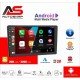 AUTO SNAP 9 Inch HD Android Double Din Stereo Player 12 Android Version Gorilla Glass IPS Display Car Stereo Touch Screen 360 Camera Support /DSP Band With Sim Card Slot