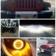 AUTO SNAP 3 Inch 40W Yellow Led super Bright Spot Flood Beam Driving Lamp Waterproof Driving Lamp Off Road Car &SUV Compatible with Maruti Suzuki