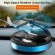 Auto Snap Solar Helicopter Car Aromatherapy Decor, Solar Energy Rotating Helicopter Design Aromatherapy Diffuser Car air Freshener Essential Oil Diffuser Color Blue Set of 1 with Organic oil 10 ml Bottle